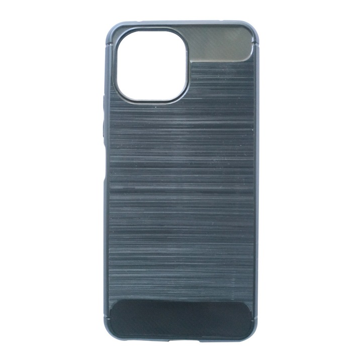 Предпазен гръб Forcell Carbon, Case, за Xiaomi Mi 11 Lite 4G/Mi 11 Lite 5G/11 Lite 5G NE, Черен