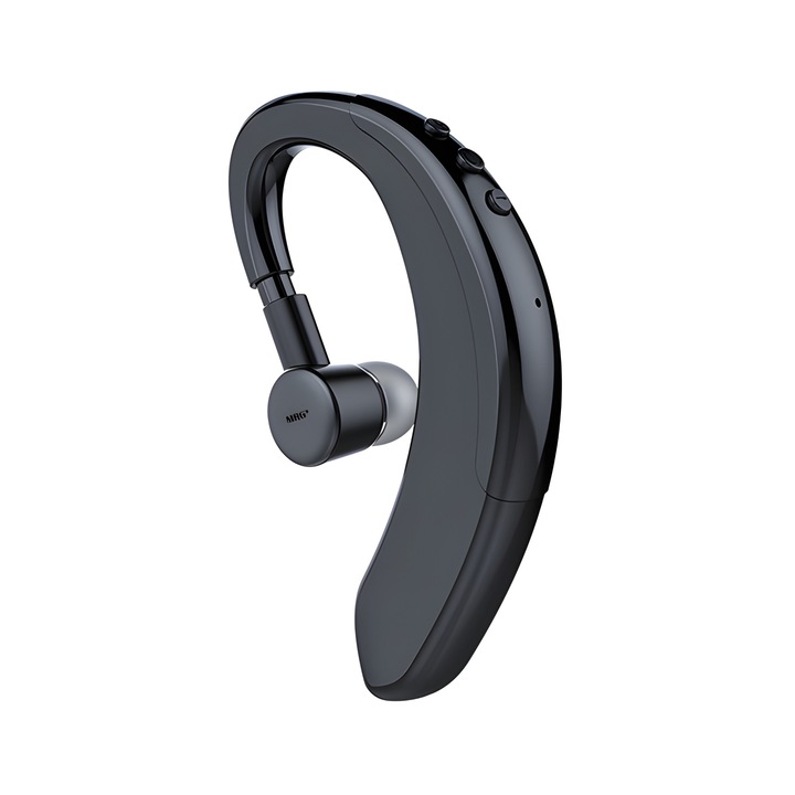 Bluetooth слушалка MRG MS109, Handsfree, Зад ухото, Черна