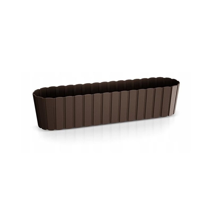 Сандъче за цветя Boardee Case, Кафяв, 7.9 л, 58.7x14.4x13 см