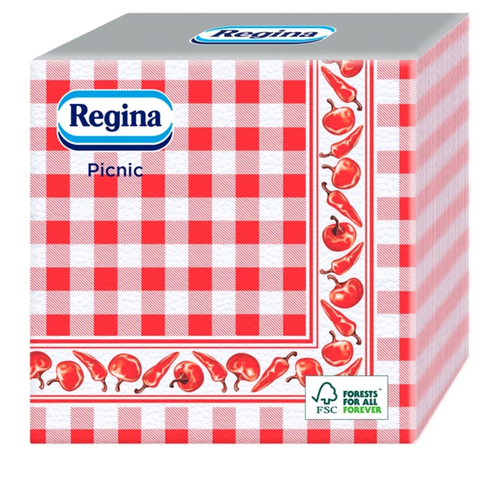 Regina Picnic 1 rétegű szalvéta, 45 db