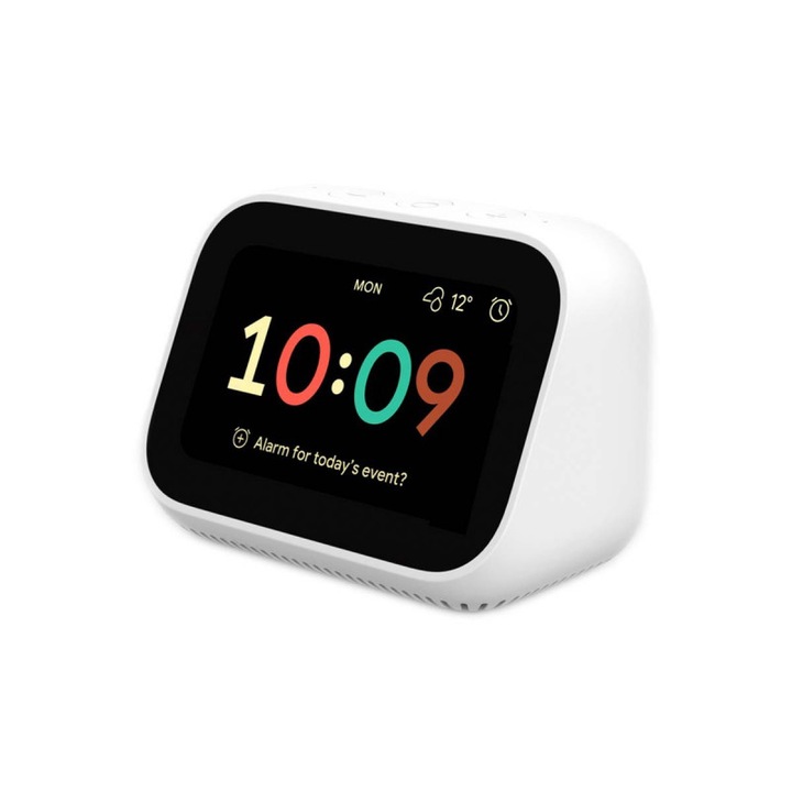 Xiaomi Mi Smart Clock (Integrated Google Assistant) Okos Wifis Ébresztőóra (Fehér)