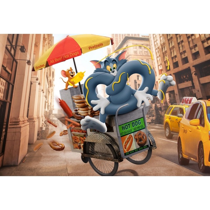 Poster Tom And Jerry City Break, 61x90cm, Multicolor