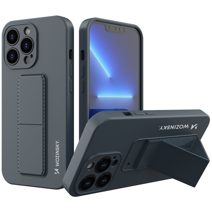 ΠΠ°Π»ΡΡ Wozinsky Kickstand, ΡΡΡ ΡΡΠΎΠΉΠΊΠ°, Π·Π° iPhone 13 mini, ΠΌΠΎΡΡΠΊΠΎ, ΡΠΈΠ½, ΡΠΈΠ½