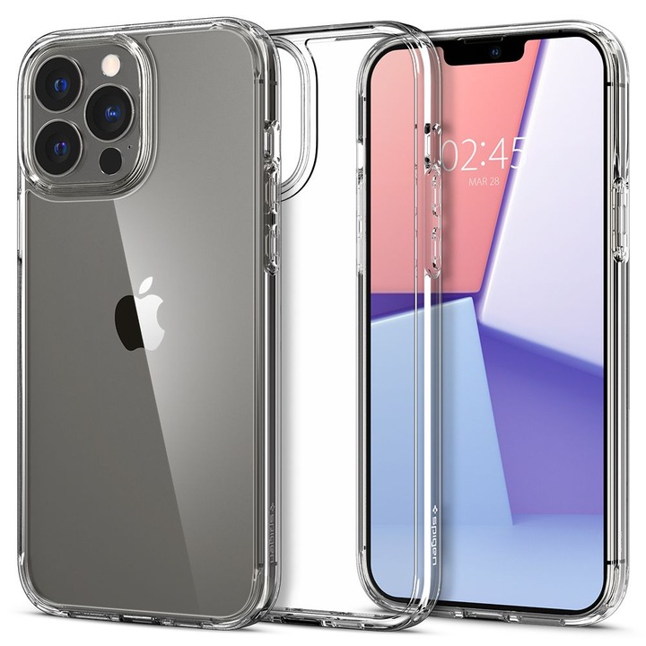 Калъф SPIGEN ULTRA HYBRID, за IPHONE 13 PRO MAX, прозрачен
