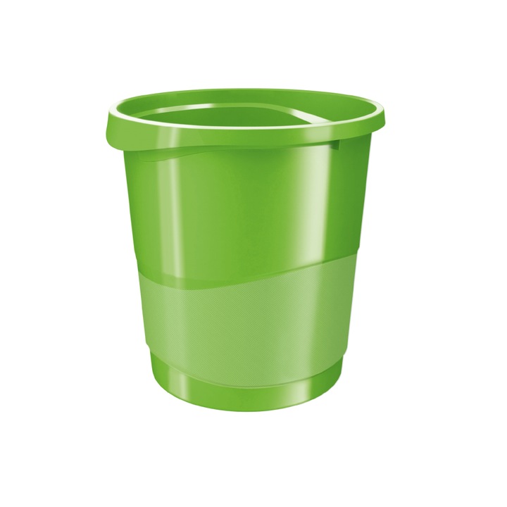 Cos pentru hartii Esselte Europost, verde, 14l