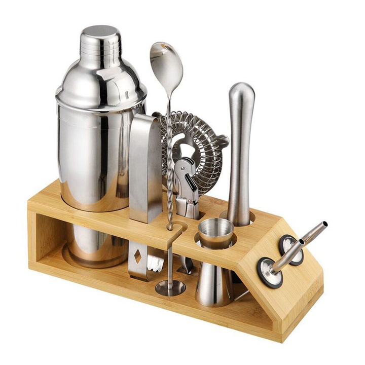 Csapos edénykészlet, GOCKOWIAK, állvánnyal, 10 db