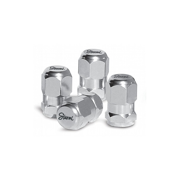 Capace valva, universale, marca Simoni Racing, model Chrome hexagonal