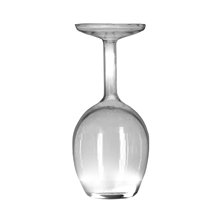 Чаша за вино, UpsideDown, 350мл, стъкло, AddaGifts