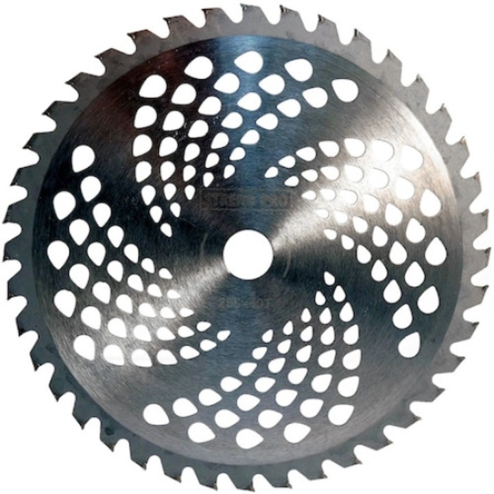 Disc motocoasa, circular, 250 mm x 25,4 mm x 40 dinti vidia