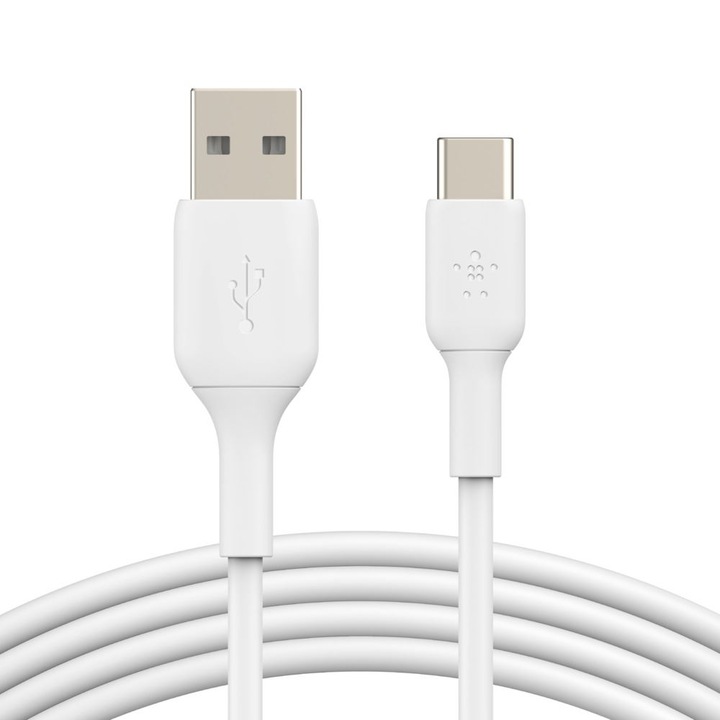 Belkin BoostCharge USB кабел 1 м USB A USB C Бяла