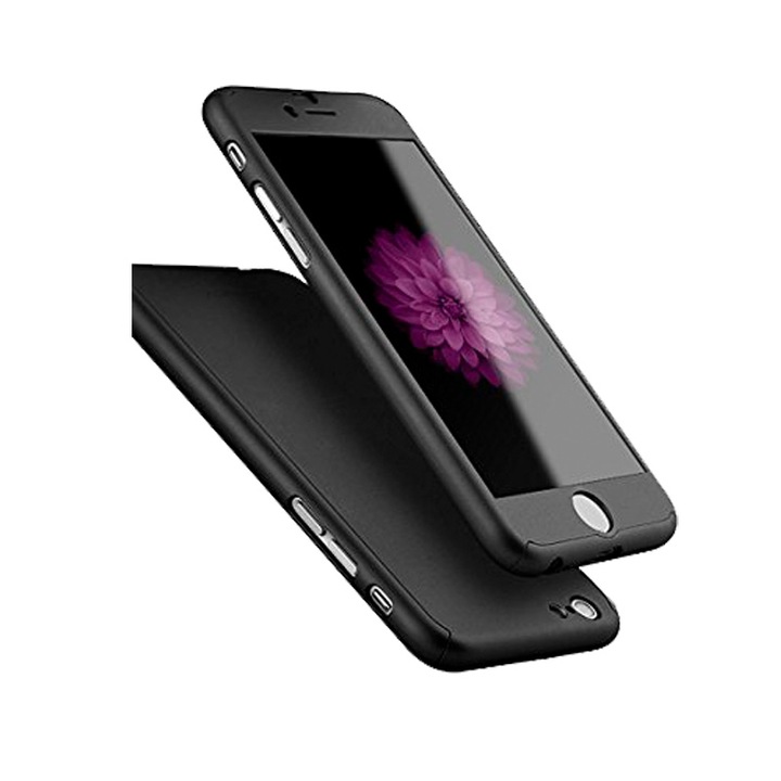 Калъф за мобилен телефон Apsos, Съвместим с Samsung А52, Черен