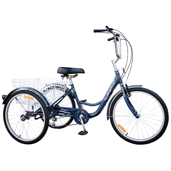 Bicicleta Tricicleta Pegas Senior 24 inch, Albastru Res