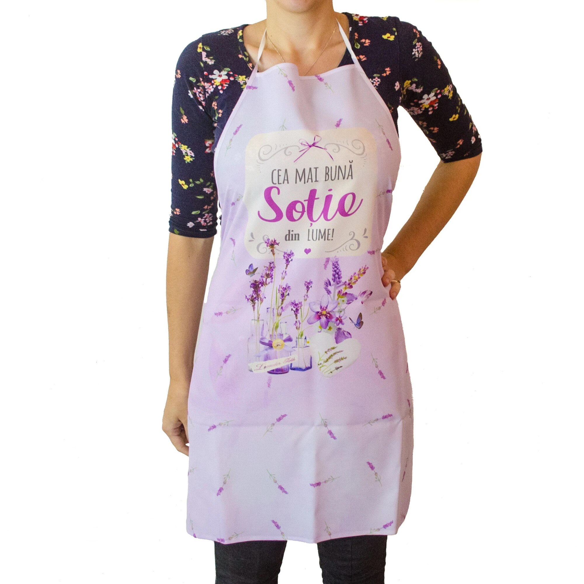 Sort de bucatarie cu mesaj 