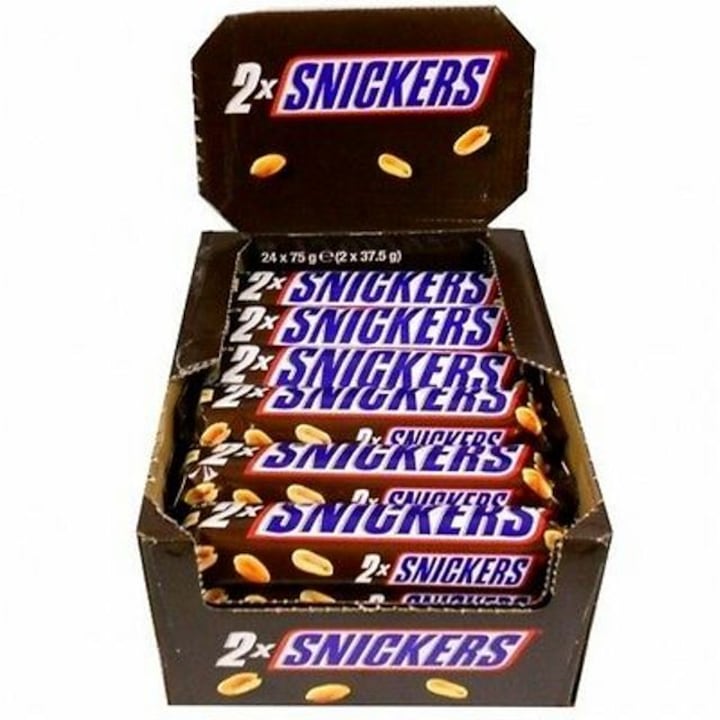 Десерт Snickers Super, 75г, 24 броя в кутия