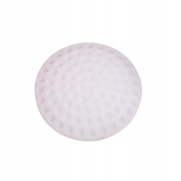 Opritor pentru usa de interior, Cu banda adeziva, De perete, 5 cm, Silicon, Alb