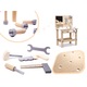 Atelier de lucru cu unelte pentru copii, Lemn, set de bricolaj, lemn, 45x26x67cm, 25 piese