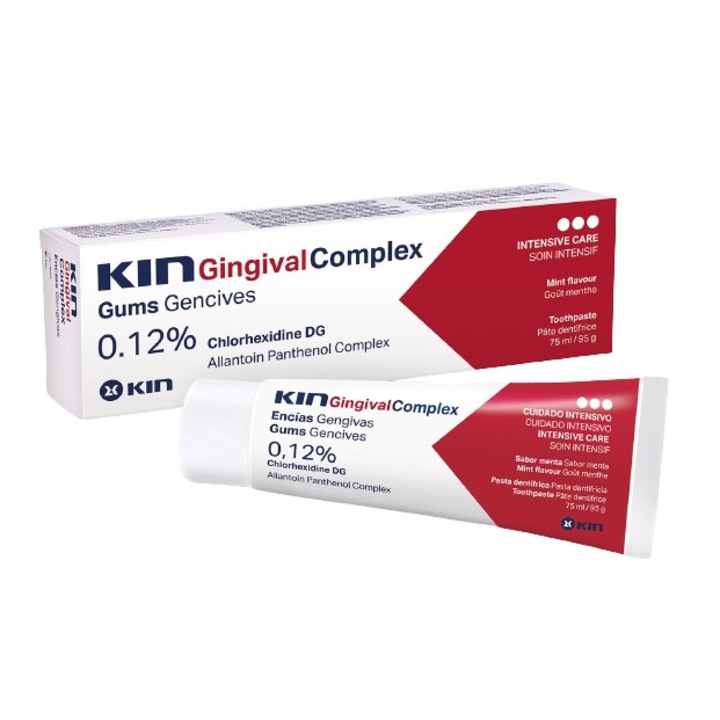Fogkrém, Kin Gingival Complex klórhexidin 0,12%, 75 ml