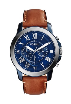 Fossil, Ceas cu o curea de piele Fossil, Ceas cu o curea de piele