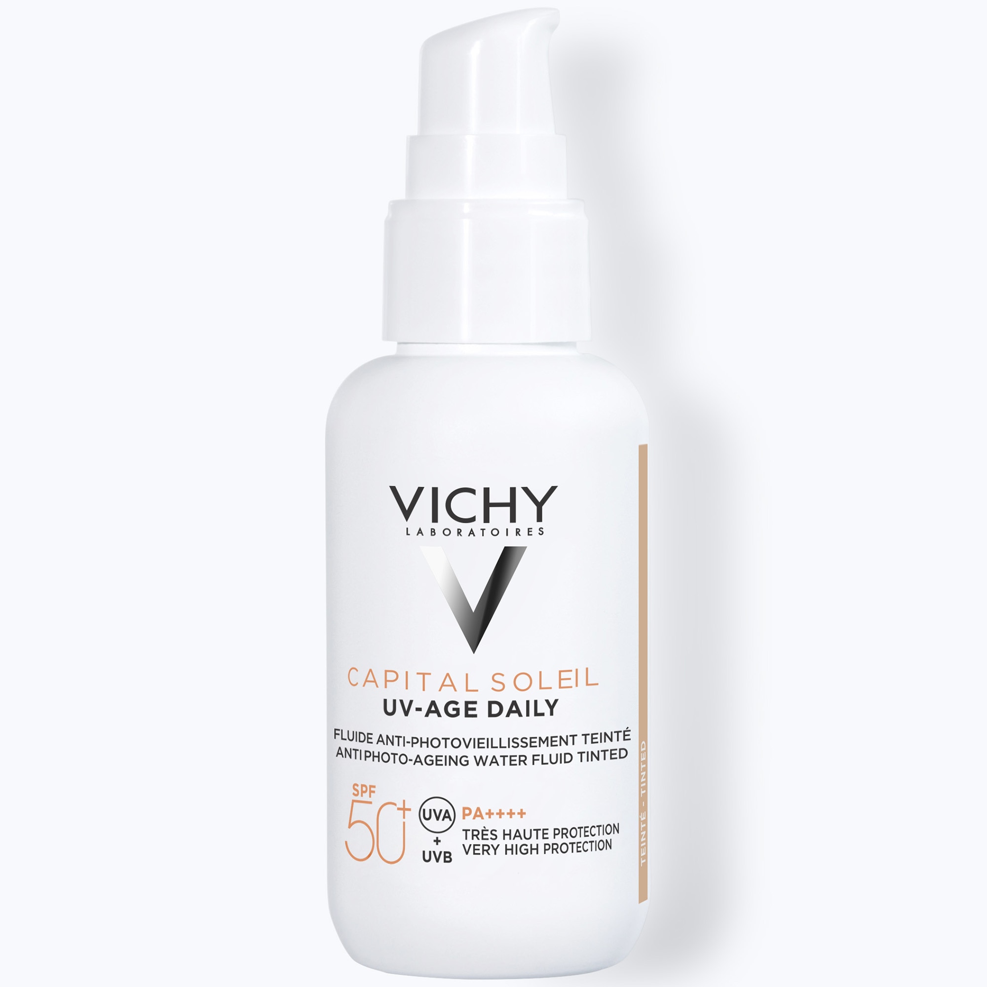 Vichy Capital Soleil Uv Age Spf 50 Színezett Folyadék öregedésgátló