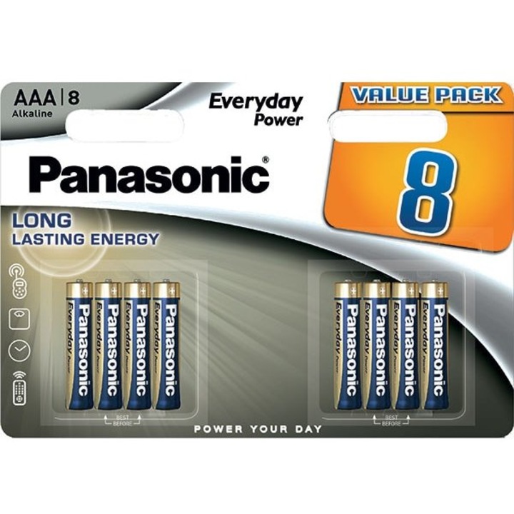 Panasonic Everyday Power LR03 / AAA elem, 8 db
