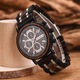 Ceas barbatesc Bobo Bird Cronograf Multifunctional Afisaj Analog Mecanism Quartz