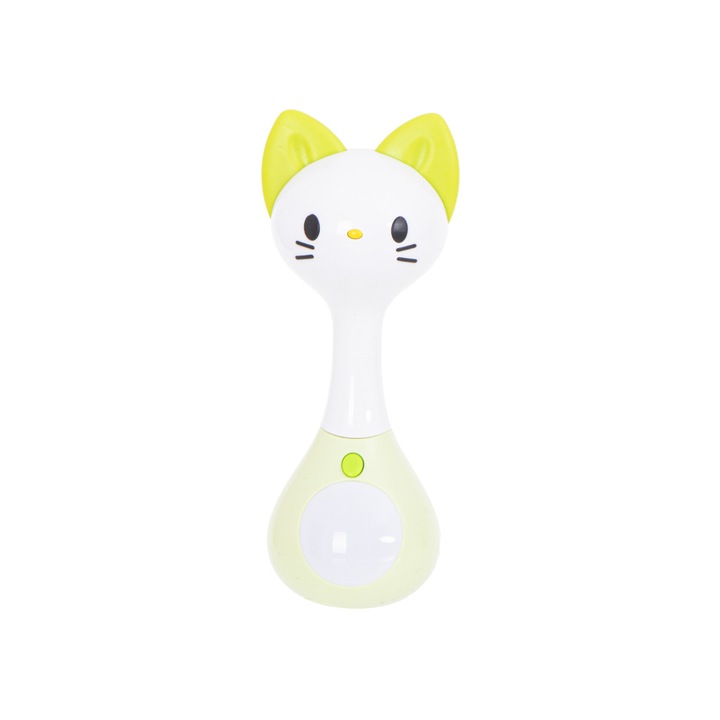 Csörgő rágcsáló + hangok fények macska HOLA