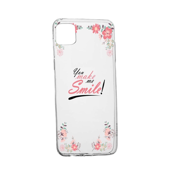Силиконов калъф, съвместим с Oppo Find X3 Pro, You Make Me Smile, устойчивост на износване, TR 4