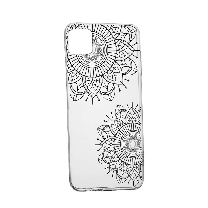 Силиконов калъф Unique за Oppo Reno 7 4G, Non Figurative Flower, Transparent TR 117