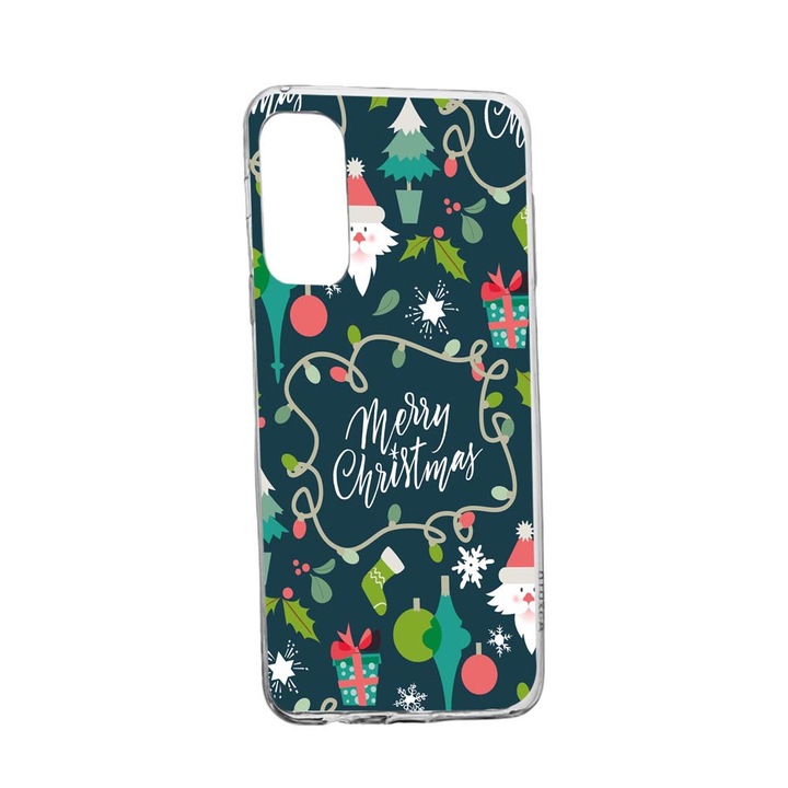 Силиконов калъф Unique за Vivo X60 Pro, Merry Christmas, Transparent TR 6