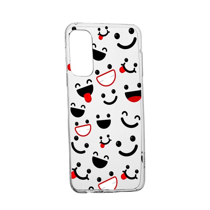 Силиконов калъф Unique за Realme V13 5G, Be Happy, Transparent TR 32
