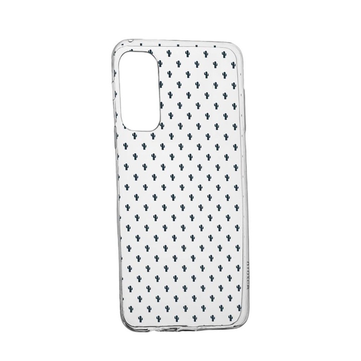 Силиконов калъф Unique за Vivo X60 Pro, Little Cactus, Transparent TR 83