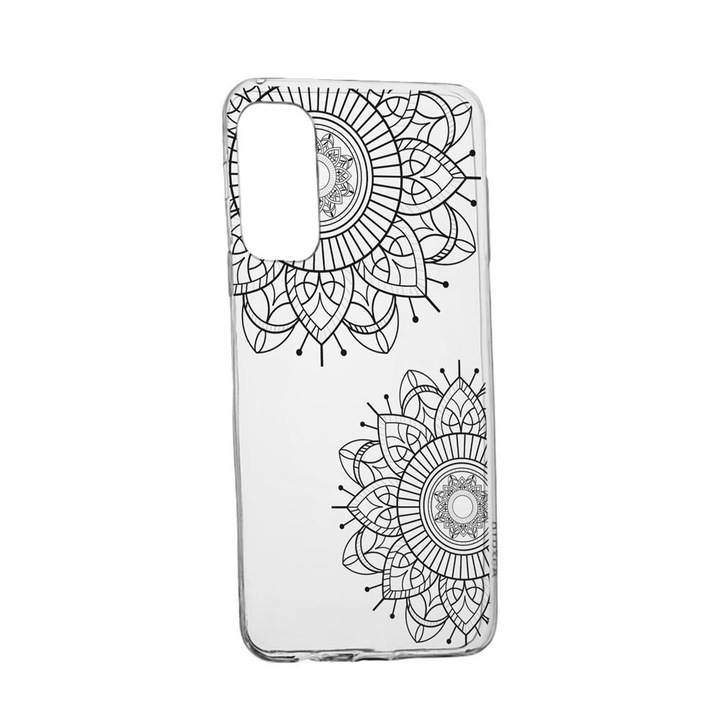 Силиконов калъф Unique за Vivo Y11S, Non Figurative Flower, Transparent TR 117