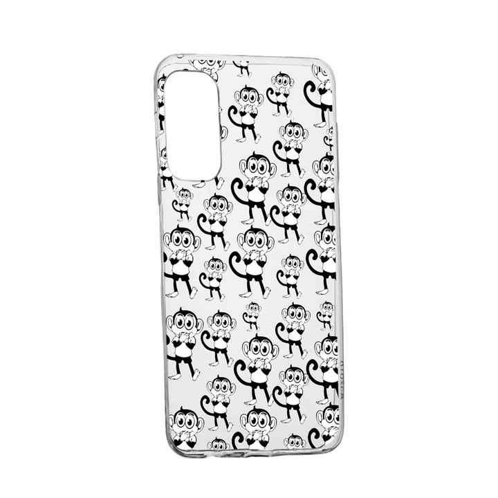 Husa Silicon Compatibila Cu Samsung Galaxy A33 5G, Monkeys, rezistenta la uzura, TR 142