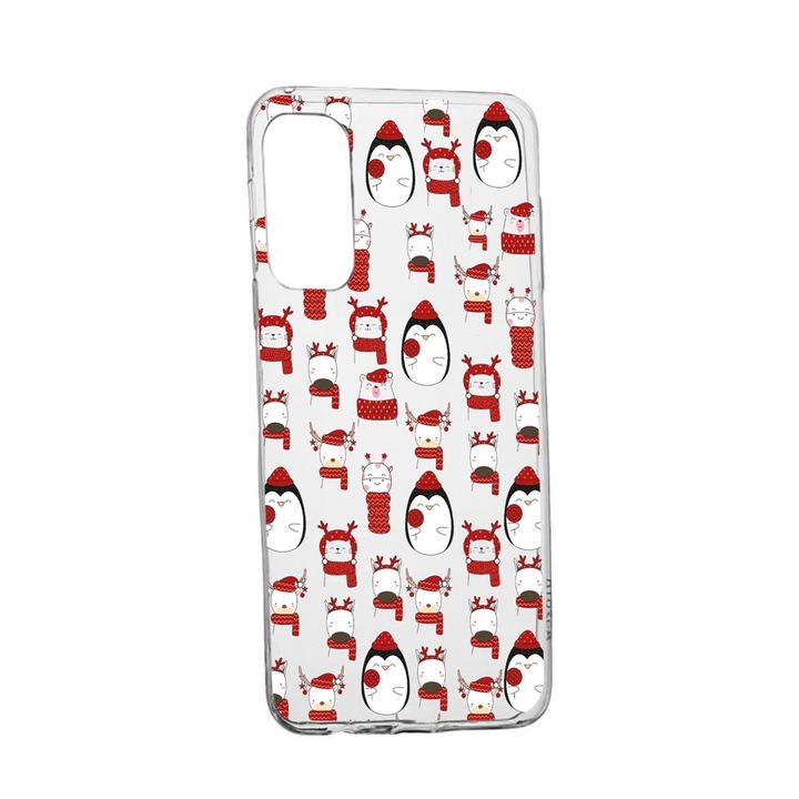 Силиконов калъф Unique за Realme V13 5G, Winter Feelings, Transparent TR 166