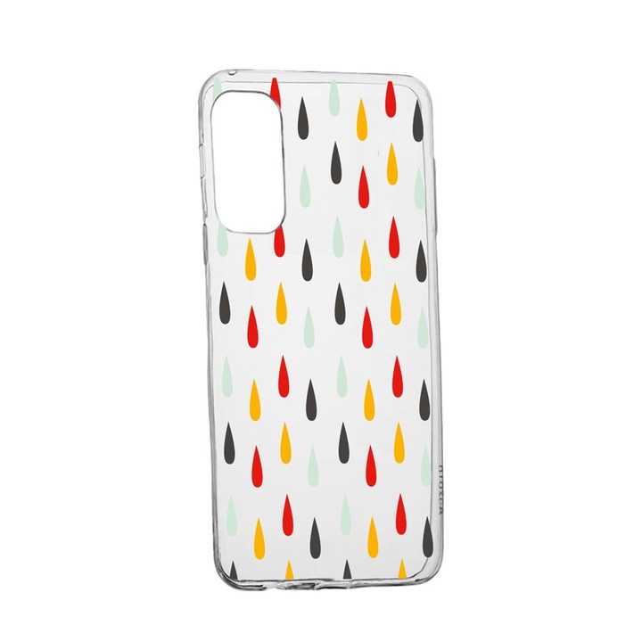 Силиконов калъф Unique за Vivo X60 Pro, Raindrop, Transparent TR 160