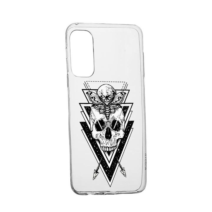 Π‘ΠΈΠ»ΠΈΠΊΠΎΠ½ΠΎΠ² ΠΊΠ°Π»ΡΡ Unique Π·Π° Vivo X60 Pro, Skull, Transparent TR 191