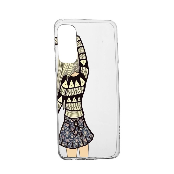 Силиконов калъф Unique за Vivo X60 Pro, Girl Friend, Transparent TR 187