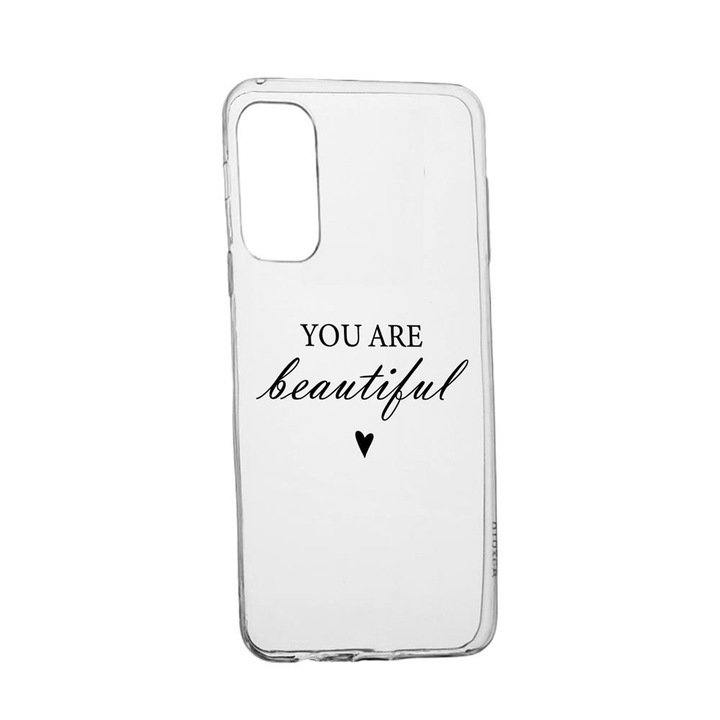 Силиконов калъф Unique за Vivo X60 Pro, You Are Beautiful, Transparent TR 477