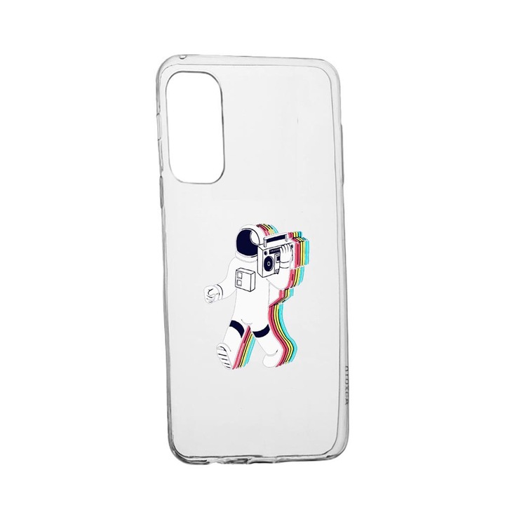 Силиконов калъф Unique за Realme V13 5G, Walk On Moon, Transparent TR 467