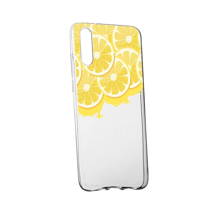 Силиконов калъф, съвместим с OnePlus Nord CE 5G, лимон, износоустойчивост, TR 58
