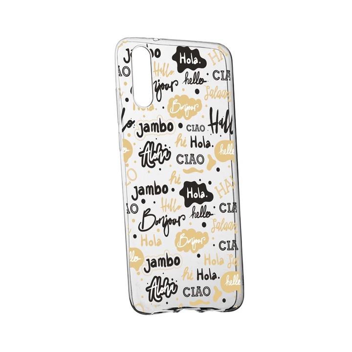 Силиконов капак, съвместим с OnePlus Nord CE 5G, Hello, устойчивост на износване, TR 78