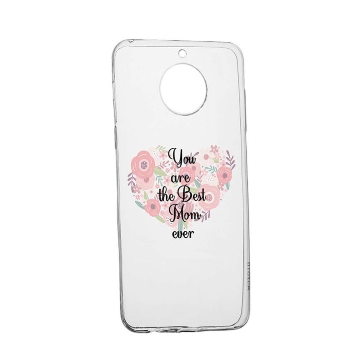 Husa Silicon Compatibila Cu Nokia C30, Best Mom Ever, rezistenta la uzura, TR 30