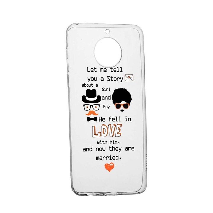 Husa Silicon Compatibila Cu Nokia C30, Married, rezistenta la uzura, TR 42