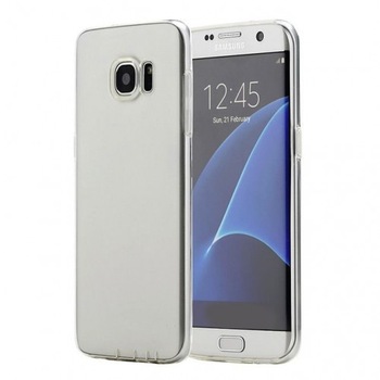 Husa de protectie Slim TPU pentru Samsung Galaxy S7 Edge, Transparenta Husa de protectie Slim TPU pentru Samsung Galaxy S7 Edge, Transparenta