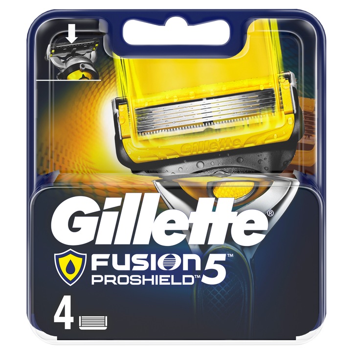 Rezerve aparat de ras Gillette Fusion ProShield, 4 buc