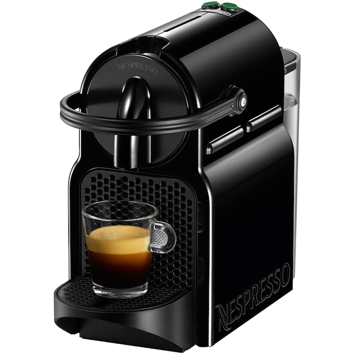 Nespresso Inissia EN 80.B Еспресо машина, 0,8 л, 1260 W, 19 бара, Капсули, Черен