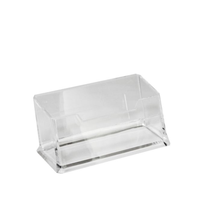 Suport pentru carti de vizita D.Rect Office, Plastic, Transparent