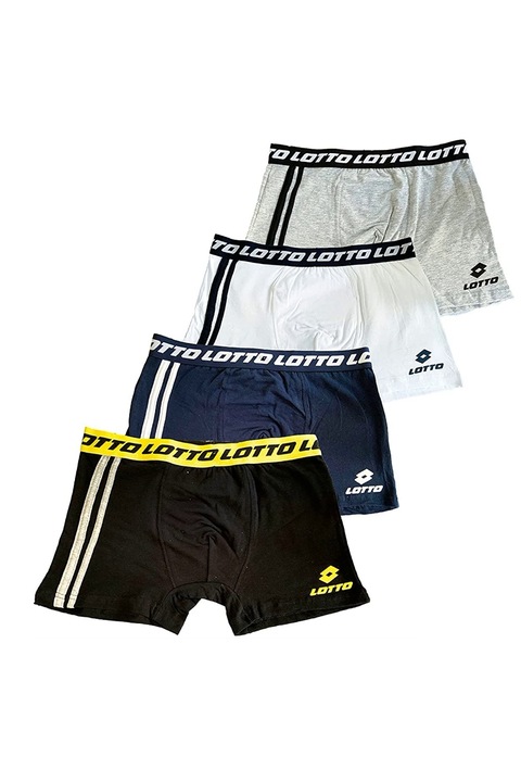 Set 6 Boxeri barbati Lotto LB1011, Multicolor, M