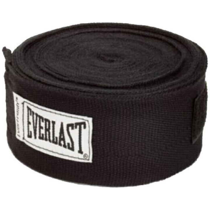 Everlast box bandázs, 450 cm, fekete
