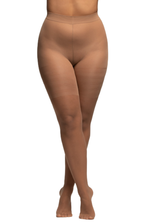 Dres dama 20den Comfort Size, Pompea, Caramel